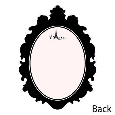 Big Dot Of Happiness Paris, Ooh La La - Shaped Thank You Cards - Paris Themed Baby Shower Or Birthday Party Thank You Cards With Envelopes - Set Of 12 3 Big Dot Of Happiness Paris, Ooh La La - Shaped Thank You Cards - Paris Themed Baby Shower Or Birthday Party Thank You Cards With Envelopes - Set Of 12 - Image 3