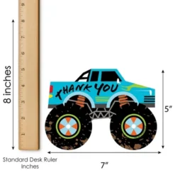 Big Dot Of Happiness Smash And Crash - Monster Truck - Shaped Thank You Cards - Boy Birthday Party Thank You Note Cards With Envelopes - Set Of 12 8 Big Dot Of Happiness Smash And Crash - Monster Truck - Shaped Thank You Cards - Boy Birthday Party Thank You Note Cards With Envelopes - Set Of 12 -Aurora Party Sales GUEST 6672f730 7ad5 42cc ae07 bb0db9897b03