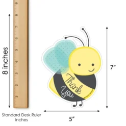Big Dot Of Happiness Honey Bee - Shaped Thank You Cards - Baby Shower Or Birthday Party Thank You Note Cards With Envelopes - Set Of 12 -Aurora Party Sales GUEST 66aeb601 f3d0 4046 ab25 854d89c90ddd