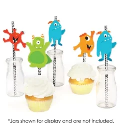 Big Dot Of Happiness Monster Bash - Paper Straw Decor - Little Monster Birthday Party Or Baby Shower Striped Decorative Straws - Set Of 24 7 Big Dot Of Happiness Monster Bash - Paper Straw Decor - Little Monster Birthday Party Or Baby Shower Striped Decorative Straws - Set Of 24 -Aurora Party Sales GUEST 66ffb6e2 b619 4d0c 803c 26e13c4547f5