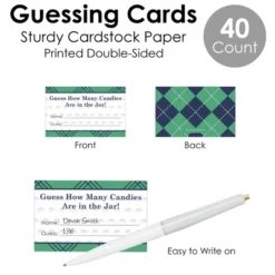 Big Dot Of Happiness Par-Tee Time - Golf - How Many Candies Birthday Or Retirement Party Game - 1 Stand And 40 Cards - Candy Guessing Game -Aurora Party Sales GUEST 67768721 19fc 46dd 8dc5 c148faf4278d
