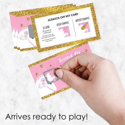 Big Dot Of Happiness Rainbow Unicorn - Magical Unicorn Baby Shower Or Birthday Party Game Scratch Off Cards - 22 Count 1 Big Dot Of Happiness Rainbow Unicorn - Magical Unicorn Baby Shower Or Birthday Party Game Scratch Off Cards - 22 Count