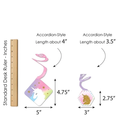 Big Dot Of Happiness Rainbow Unicorn - Magical Unicorn Baby Shower Or Birthday Party Hanging Decor - Party Decoration Swirls - Set Of 40 6 Big Dot Of Happiness Rainbow Unicorn - Magical Unicorn Baby Shower Or Birthday Party Hanging Decor - Party Decoration Swirls - Set Of 40 - Image 6