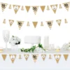 Big Dot Of Happiness We Still Do - 50th Wedding Anniversary - DIY Anniversary Party Pennant Garland Decoration - Triangle Banner - 30 Pieces