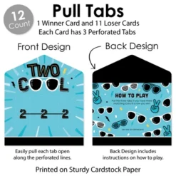 Big Dot Of Happiness Two Cool - Boy - Blue 2nd Birthday Party Game Pickle Cards - Pull Tabs 3-in-a-Row - Set Of 12 8 Big Dot Of Happiness Two Cool - Boy - Blue 2nd Birthday Party Game Pickle Cards - Pull Tabs 3-in-a-Row - Set Of 12 -Aurora Party Sales GUEST 6a262b37 ca48 4de9 8054 ebe624f2cee6