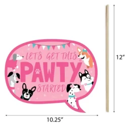 Big Dot Of Happiness Pawty Like A Puppy Girl - Pink Dog Baby Shower Or Birthday Party Photo Booth Props Kit - 20 Count 6 Big Dot Of Happiness Pawty Like A Puppy Girl - Pink Dog Baby Shower Or Birthday Party Photo Booth Props Kit - 20 Count -Aurora Party Sales GUEST 6aacf842 8e9a 457f b4de c96147d9cc29