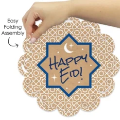 Big Dot Of Happiness Ramadan - Eid Mubarak Party Round Table Decorations - Paper Chargers - Place Setting For 12 -Aurora Party Sales GUEST 6b888101 87b8 4309 aa0c aa6527b2636e