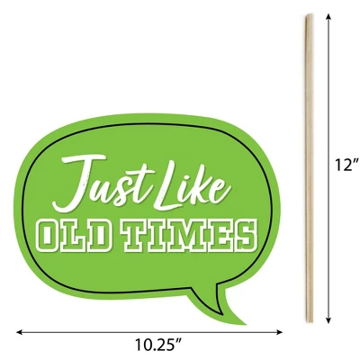 Big Dot Of Happiness Still Got Class - High School Reunion Party Photo Booth Props Kit - 20 Count 4 Big Dot Of Happiness Still Got Class - High School Reunion Party Photo Booth Props Kit - 20 Count - Image 4