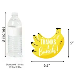 Big Dot Of Happiness Let's Go Bananas - Shaped Thank You Cards - Tropical Party Thank You Note Cards With Envelopes - Set Of 12 -Aurora Party Sales GUEST 6c104e9a b328 4169 8e8d fe136b217586