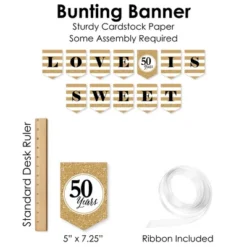 Big Dot Of Happiness We Still Do - 50th Wedding Anniversary - DIY Anniversary Party Love Is Sweet Signs - Snack Bar Decorations Kit - 50 Pieces -Aurora Party Sales GUEST 6c573579 7c8a 43d0 866a b0b74926fa70