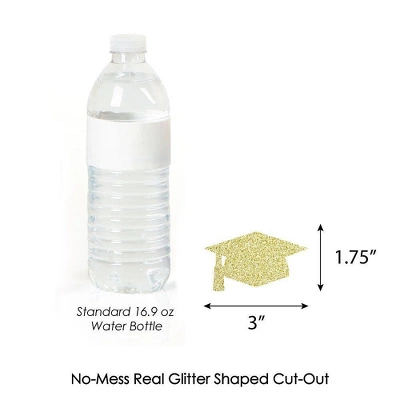 Big Dot Of Happiness Gold Glitter Grad Cap Party Straws - No-Mess Real Gold Glitter Cut-Outs & Decorative Graduation Party Paper Straws - Set Of 24 4 Big Dot Of Happiness Gold Glitter Grad Cap Party Straws - No-Mess Real Gold Glitter Cut-Outs & Decorative Graduation Party Paper Straws - Set Of 24 - Image 4