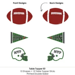 Big Dot Of Happiness End Zone - Football - Baby Shower Or Birthday Party Centerpiece Sticks - Table Toppers - Set Of 15 -Aurora Party Sales GUEST 6ccf78d9 43d9 4ae7 80c1 02496034a2a2