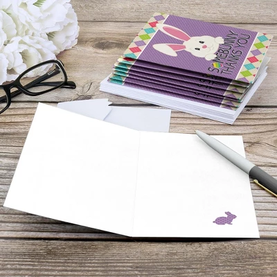 Big Dot Of Happiness Hippity Hoppity - Easter Bunny Party Thank You Cards (8 Count) 3 Big Dot Of Happiness Hippity Hoppity - Easter Bunny Party Thank You Cards (8 Count) - Image 3