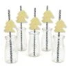 Big Dot Of Happiness Gold Glitter Horse Party Straws - No-Mess Real Glitter Cut-Outs & Decor Kentucky Horse Derby Race Party Paper Straws - Set Of 24