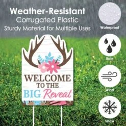 Big Dot Of Happiness Buck Or Doe - Party Decorations - Hunting Gender Reveal Party Welcome Yard Sign 11 Big Dot Of Happiness Buck Or Doe - Party Decorations - Hunting Gender Reveal Party Welcome Yard Sign -Aurora Party Sales GUEST 6f32259a ec7b 41b3 9e81 32636b521367