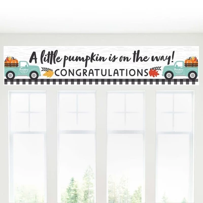 Big Dot Of Happiness Happy Fall Truck - Baby Shower Decorations Party Banner 3 Big Dot Of Happiness Happy Fall Truck - Baby Shower Decorations Party Banner - Image 3