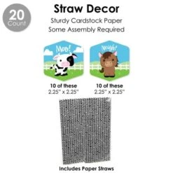 Big Dot Of Happiness Farm Animals - Barnyard Baby Shower Or Birthday Party Favors And Cupcake Kit - Fabulous Favor Party Pack - 100 Pieces 11 Big Dot Of Happiness Farm Animals - Barnyard Baby Shower Or Birthday Party Favors And Cupcake Kit - Fabulous Favor Party Pack - 100 Pieces -Aurora Party Sales GUEST 6fdda0f7 7731 4ba2 84b5 09b6bf52ae1e