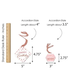 Big Dot Of Happiness Pink Rose Gold Birthday - Happy Birthday Party Hanging Decor - Party Decoration Swirls - Set Of 40 11 Big Dot Of Happiness Pink Rose Gold Birthday - Happy Birthday Party Hanging Decor - Party Decoration Swirls - Set Of 40 -Aurora Party Sales GUEST 7055ff6d 5bd3 4c4f bba6 dfc75c0a288b