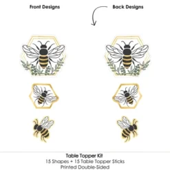 Big Dot Of Happiness Little Bumblebee - Bee Baby Shower Or Birthday Party Centerpiece Sticks - Table Toppers - Set Of 15 9 Big Dot Of Happiness Little Bumblebee - Bee Baby Shower Or Birthday Party Centerpiece Sticks - Table Toppers - Set Of 15 -Aurora Party Sales GUEST 70acf2b9 18d9 4fb3 9cfe 3ebc4568707a
