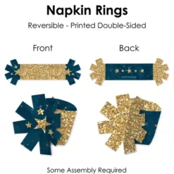 Big Dot Of Happiness Twinkle Twinkle Little Star - Baby Shower Or Birthday Party Paper Napkin Holder - Napkin Rings - Set Of 24 -Aurora Party Sales GUEST 70b542ce f083 4906 a7d4 a5160c89f583