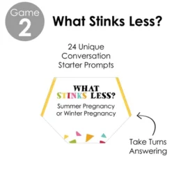Big Dot Of Happiness Let's Fiesta - Baby Shower Conversation Starter - 2-in-1 Dirty Diaper Game - Set Of 24 -Aurora Party Sales GUEST 717b1fd4 f1bc 4510 ad73 6ed84fa39294