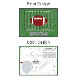 Big Dot Of Happiness End Zone - Football - Paper Birthday Party Coloring Sheets - Activity Placemats - Set Of 16 -Aurora Party Sales GUEST 72702190 bc51 4984 861a fd059b4414ba