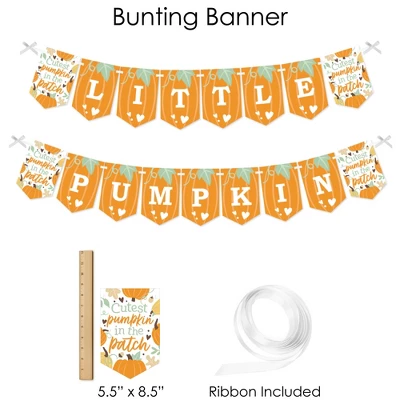 Big Dot Of Happiness Little Pumpkin - Fall Birthday Party Or Baby Shower Supplies - Banner Decoration Kit - Fundle Bundle 2 Big Dot Of Happiness Little Pumpkin - Fall Birthday Party Or Baby Shower Supplies - Banner Decoration Kit - Fundle Bundle - Image 2