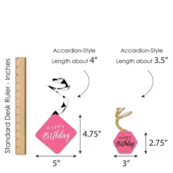 Big Dot Of Happiness Chic Happy Birthday - Pink, Black And Gold - Birthday Party Hanging Decor - Party Decoration Swirls - Set Of 40 11 Big Dot Of Happiness Chic Happy Birthday - Pink, Black And Gold - Birthday Party Hanging Decor - Party Decoration Swirls - Set Of 40 -Aurora Party Sales GUEST 73fd01f9 4830 481a beaf e2ba5467a0f8