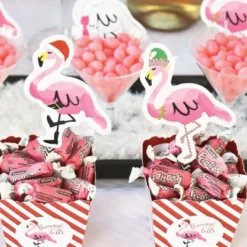 Big Dot Of Happiness Flamingle Bells - Paper Straw Decor - Tropical Flamingo Christmas Party Striped Decorative Straws - Set Of 24 10 Big Dot Of Happiness Flamingle Bells - Paper Straw Decor - Tropical Flamingo Christmas Party Striped Decorative Straws - Set Of 24 -Aurora Party Sales GUEST 74c68eae 3b78 43ae 808b a523f3653cde