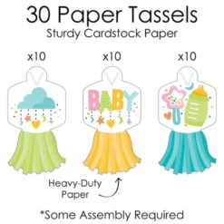 Big Dot Of Happiness Colorful Baby Shower - 90 Chain Links And 30 Paper Tassels Decoration Kit - Gender Neutral Party Paper Chains Garland - 21 Feet 10 Big Dot Of Happiness Colorful Baby Shower - 90 Chain Links And 30 Paper Tassels Decoration Kit - Gender Neutral Party Paper Chains Garland - 21 Feet -Aurora Party Sales GUEST 75f9decb 5d65 42f7 a395 5fc5e52c109b