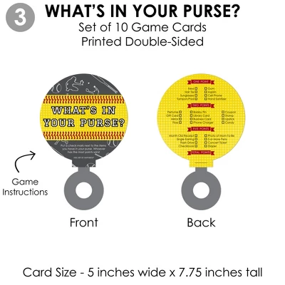 Big Dot Of Happiness Grand Slam - Fastpitch Softball - 4 Baby Shower Games - 10 Cards Each - Gamerific Bundle 5 Big Dot Of Happiness Grand Slam - Fastpitch Softball - 4 Baby Shower Games - 10 Cards Each - Gamerific Bundle - Image 5