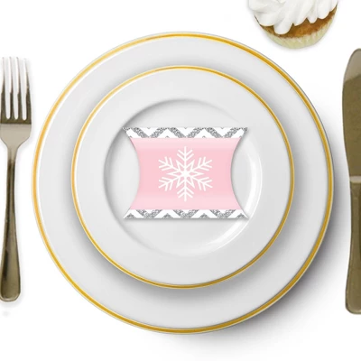 Big Dot Of Happiness Pink Winter Wonderland - Favor Gift Boxes - Holiday Snowflake Birthday Party And Baby Shower Petite Pillow Boxes - Set Of 20 6 Big Dot Of Happiness Pink Winter Wonderland - Favor Gift Boxes - Holiday Snowflake Birthday Party And Baby Shower Petite Pillow Boxes - Set Of 20 - Image 6