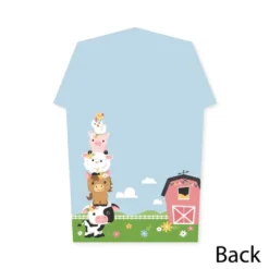 Big Dot Of Happiness Girl Farm Animals - Shaped Thank You Cards Pink Barnyard Baby Shower Or Birthday Party Thank You Note Cards With Envelopes 12 Ct -Aurora Party Sales GUEST 7706a9bf 0f01 4c50 85bb 823f14cfbe74