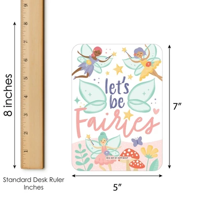 Big Dot Of Happiness Let's Be Fairies - Picture Bingo Cards And Markers - Fairy Garden Birthday Party Shaped Bingo Game - Set Of 18 3 Big Dot Of Happiness Let's Be Fairies - Picture Bingo Cards And Markers - Fairy Garden Birthday Party Shaped Bingo Game - Set Of 18 - Image 3