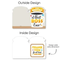 Big Dot Of Happiness Happy Boss's Day - Best Boss Ever Giant Greeting Card - Big Shaped Jumborific Card -Aurora Party Sales GUEST 77d03776 3eef 4fc3 898b 6d5d4d879a01