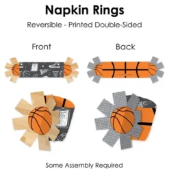 Big Dot Of Happiness Nothin’ But Net - Basketball - Baby Shower Or Birthday Party Paper Napkin Holder - Napkin Rings - Set Of 24 10 Big Dot Of Happiness Nothin’ But Net - Basketball - Baby Shower Or Birthday Party Paper Napkin Holder - Napkin Rings - Set Of 24 -Aurora Party Sales GUEST 786a7f0e 0852 4303 8c40 3d2fff6ffa26