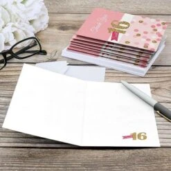 Big Dot Of Happiness Sweet 16 - Birthday Party Thank You Cards (8 Count) -Aurora Party Sales GUEST 7875371e 7f31 47dc bc27 0701d96cf49c