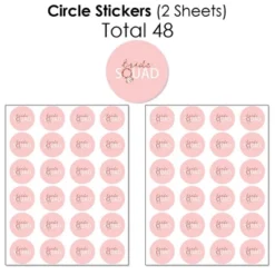 Big Dot Of Happiness Bride Squad - Rose Gold Bridal Shower Or Bachelorette Party Candy Favor Sticker Kit - 304 Pieces 9 Big Dot Of Happiness Bride Squad - Rose Gold Bridal Shower Or Bachelorette Party Candy Favor Sticker Kit - 304 Pieces -Aurora Party Sales GUEST 78b68ac5 e3c9 48a9 8d89 bf271f776eee