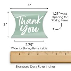Big Dot Of Happiness Sage Green Elegantly Simple - Favor Gift Boxes - Guest Party Favors Petite Pillow Boxes - Set Of 20 -Aurora Party Sales GUEST 79806f9b 1327 413c b615 783bfcf7b897