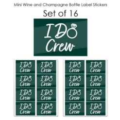 Big Dot Of Happiness Emerald Elegantly Simple - Mini Wine And Champagne Bottle Label Stickers - Wedding Or Bridal Shower Guest Party Favor Gift 16 Ct 8 Big Dot Of Happiness Emerald Elegantly Simple - Mini Wine And Champagne Bottle Label Stickers - Wedding Or Bridal Shower Guest Party Favor Gift 16 Ct -Aurora Party Sales GUEST 79c0d9bb f43d 403a 8532 9082ebf33714