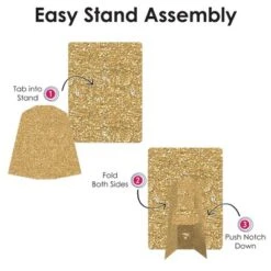 Big Dot Of Happiness We Still Do - 50th Wedding Anniversary - Anniversary Party 4x6 Picture Display - Paper Photo Frames - Set Of 12 -Aurora Party Sales GUEST 7a25ff5f b063 452a b402 b25dca914f6c
