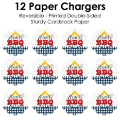 Big Dot Of Happiness Fire Up The Grill - Summer BBQ Picnic Party Round Table Decorations - Paper Chargers - Place Setting For 12 9 Big Dot Of Happiness Fire Up The Grill - Summer BBQ Picnic Party Round Table Decorations - Paper Chargers - Place Setting For 12 -Aurora Party Sales GUEST 7b469372 6d1c 45da b7ef d3eb6f9f25e6