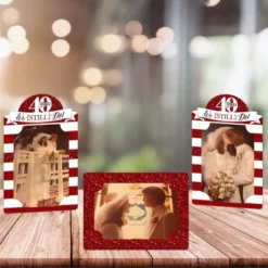 Big Dot Of Happiness We Still Do - 40th Wedding Anniversary - Anniversary Party 4x6 Picture Display - Paper Photo Frames - Set Of 12 -Aurora Party Sales GUEST 7be0ed50 5223 4852 9367 8fdcd4b9bddb