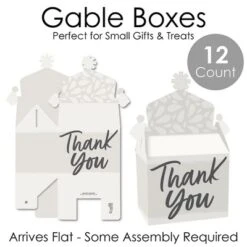 Big Dot Of Happiness Champagne Elegantly Simple - Treat Box Party Favors - Guest Party Favors Goodie Gable Boxes - Set Of 12 -Aurora Party Sales GUEST 7c1f5e95 70b9 4d2c 99c9 888460ca998c