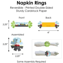 Big Dot Of Happiness Cars, Trains, And Airplanes Transportation Birthday Party Paper Charger And Table Decorations Chargerific Kit Place Setting For 8 -Aurora Party Sales GUEST 7c27ec8e 2393 42fc b7e5 9171168e7afa