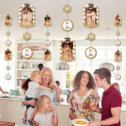 Big Dot Of Happiness We Still Do - 50th Wedding Anniversary - Anniversary Party Vertical Photo Garland 35 Pieces -Aurora Party Sales GUEST 7d6285f9 c375 46e5 abba 51c324b6dc56