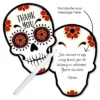Big Dot Of Happiness Day Of The Dead - Shaped Thank You Cards - Sugar Skull Party Thank You Note Cards With Envelopes - Set Of 12