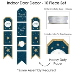 Big Dot Of Happiness Twinkle Twinkle Little Star - Hanging Vertical Paper Door Banners - Baby Shower Or Birthday Party Wall Kit - Indoor Door Decor 7 Big Dot Of Happiness Twinkle Twinkle Little Star - Hanging Vertical Paper Door Banners - Baby Shower Or Birthday Party Wall Kit - Indoor Door Decor -Aurora Party Sales GUEST 80f8aa07 bc03 4d88 b459 a856cc898a0e