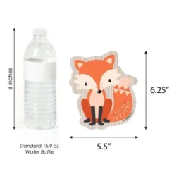 Big Dot Of Happiness Fox - Shaped Fill-In Invitations - Baby Shower Or Birthday Party Invitation Cards With Envelopes - Set Of 12 -Aurora Party Sales GUEST 8143c9c6 fcb3 43e2 82de 64ae2c2b0223