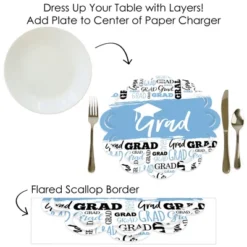 Big Dot Of Happiness Light Blue Grad Best Is Yet To Come Light Blue Graduation Party Round Table Decorations Paper Chargers Place Setting For 12 -Aurora Party Sales GUEST 81c80cb9 1b87 48c1 ac05 bacb560345fa